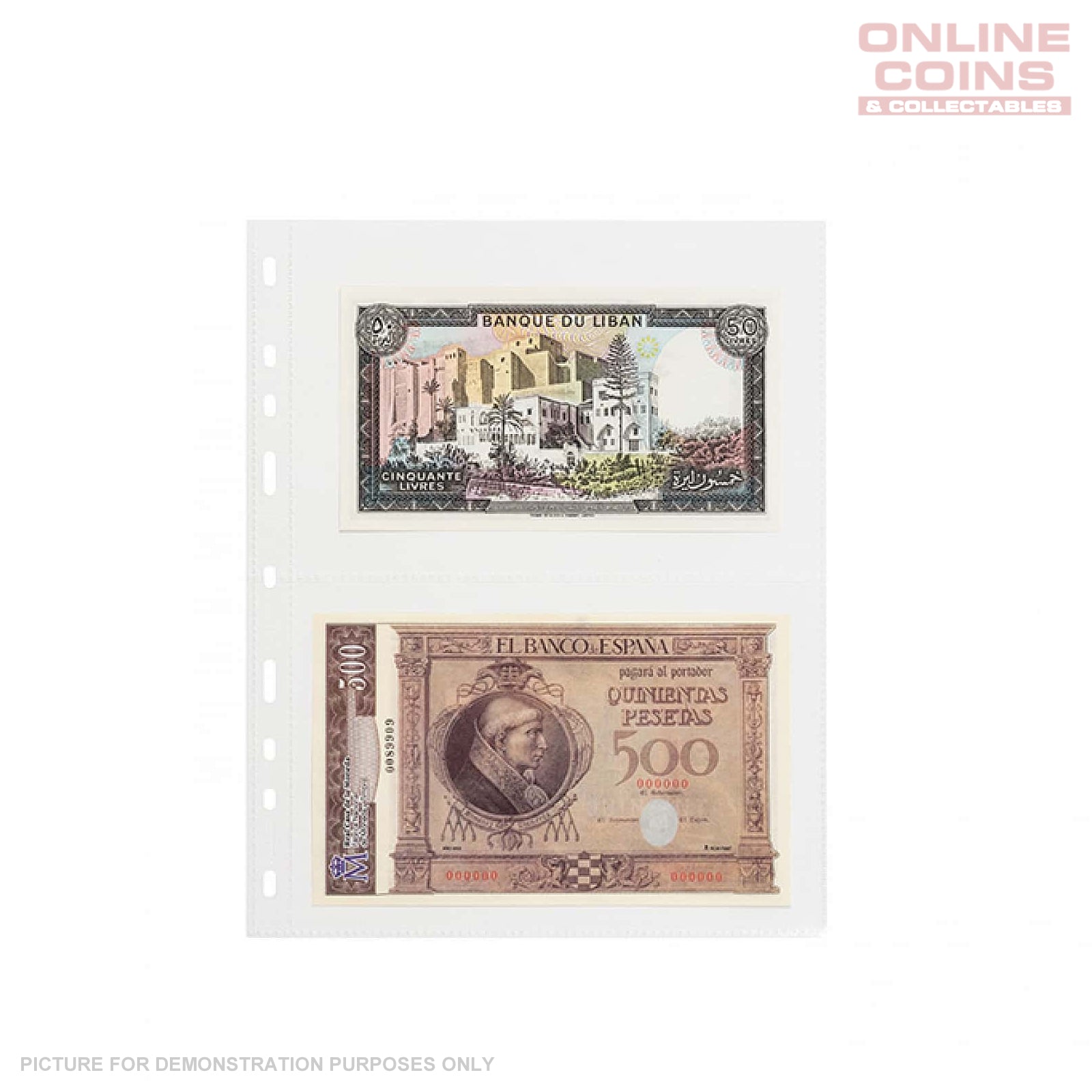 Lighthouse Optima Easy Sheets 2 Pocket Packs of 50 Clear